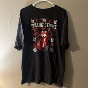 Rolling Stones Christmas-Themed Shirt (Previously Owned)